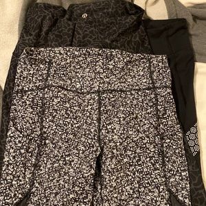 Gap and Lululemon leggings bundle 3 pair - gently used, size large